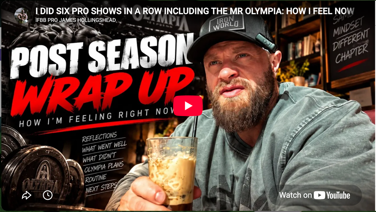 I DID SIX PRO SHOWS IN A ROW INCLUDING THE MR OLYMPIA: HOW I FEEL NOW