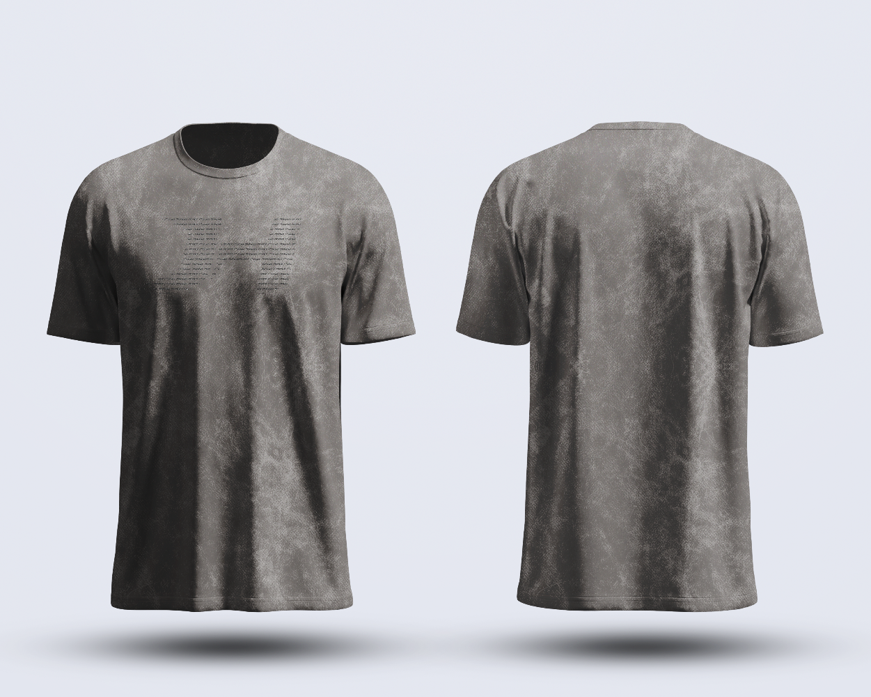 Acid wash oversized tee - Logo