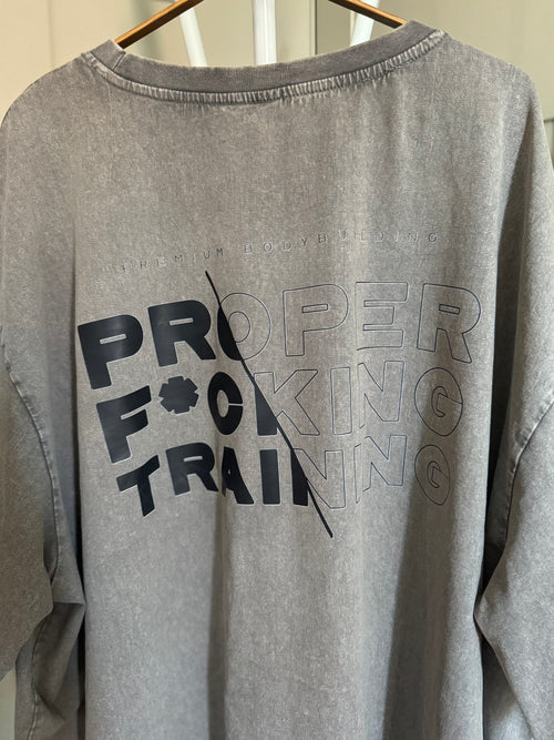 Acid wash oversized tee - PFT