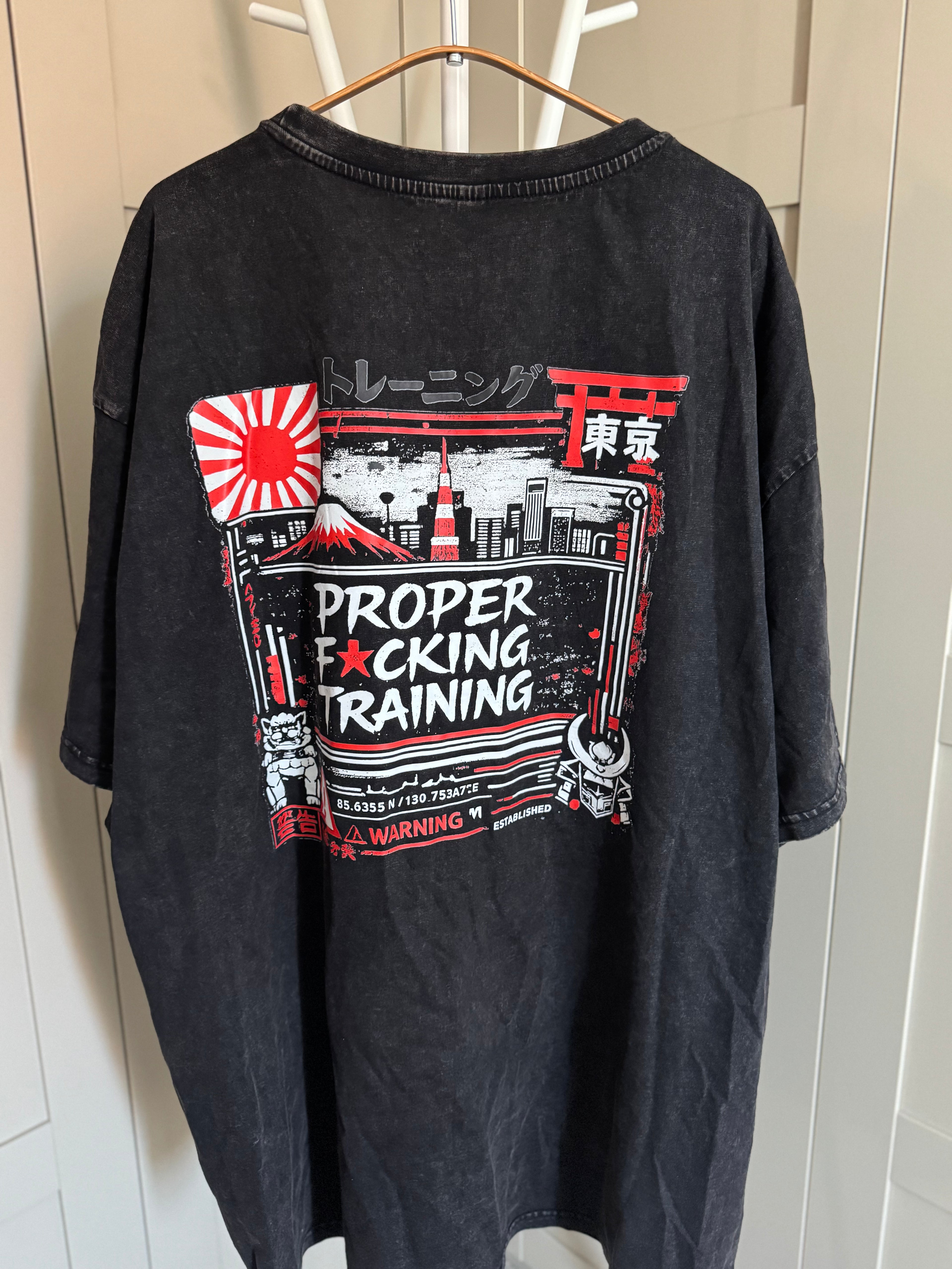 Acid wash oversized tee - PFT JPY