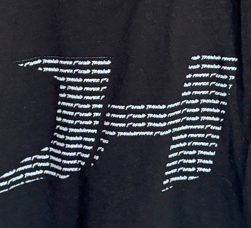 Acid wash oversized tee - Logo