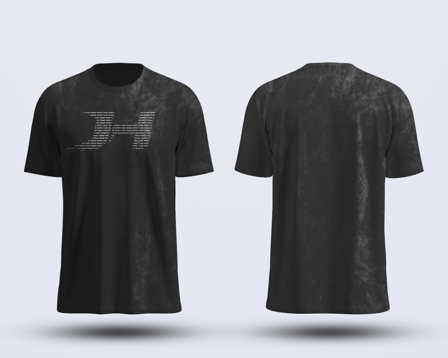 Acid wash oversized tee - Logo