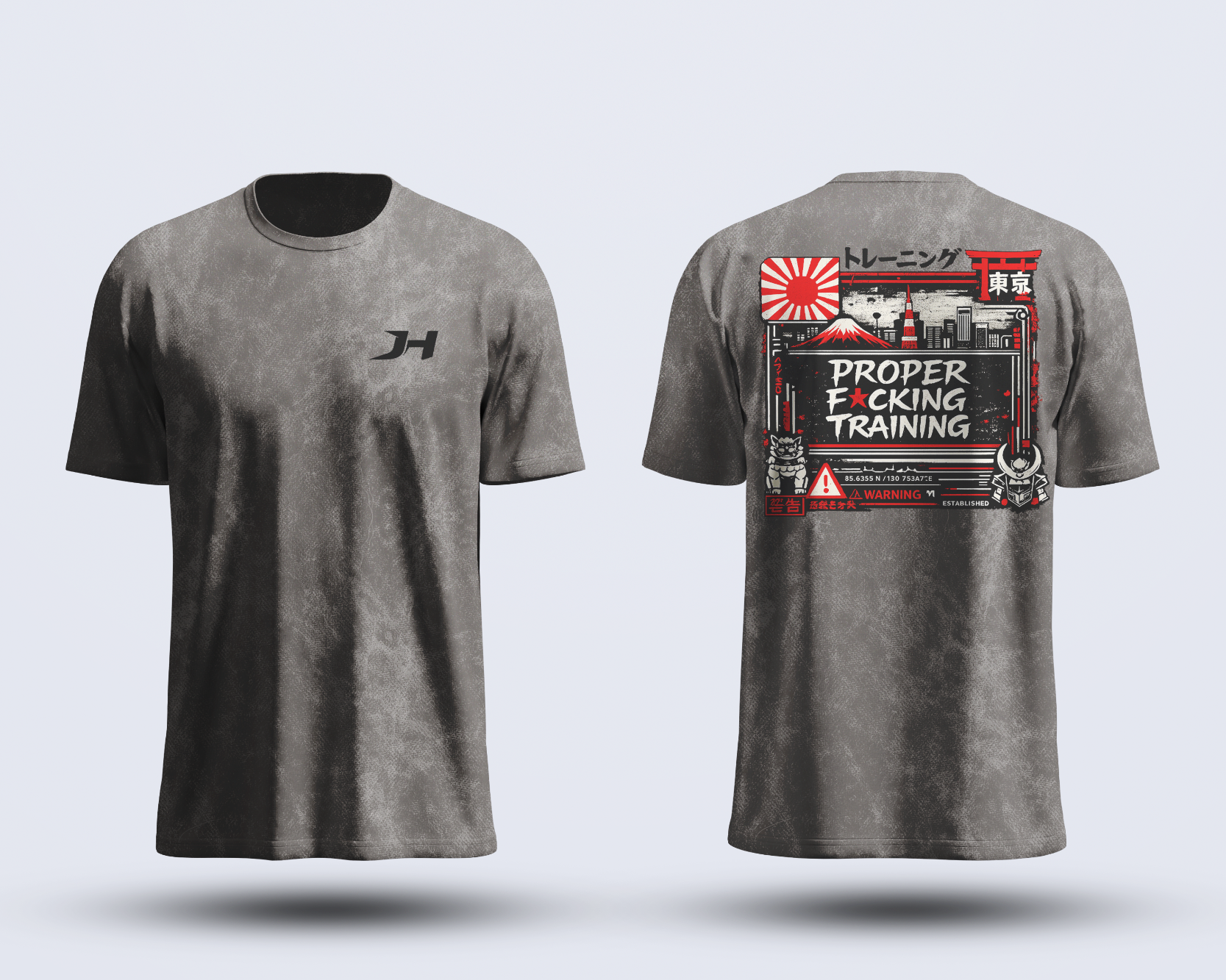 Acid wash oversized tee - PFT JPY