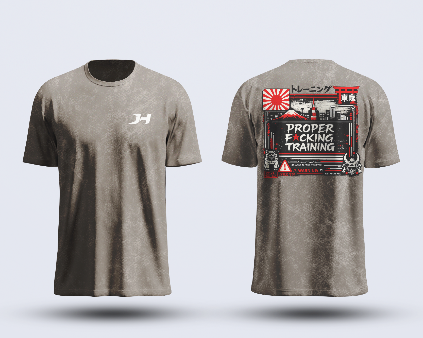 Acid wash oversized tee - PFT JPY