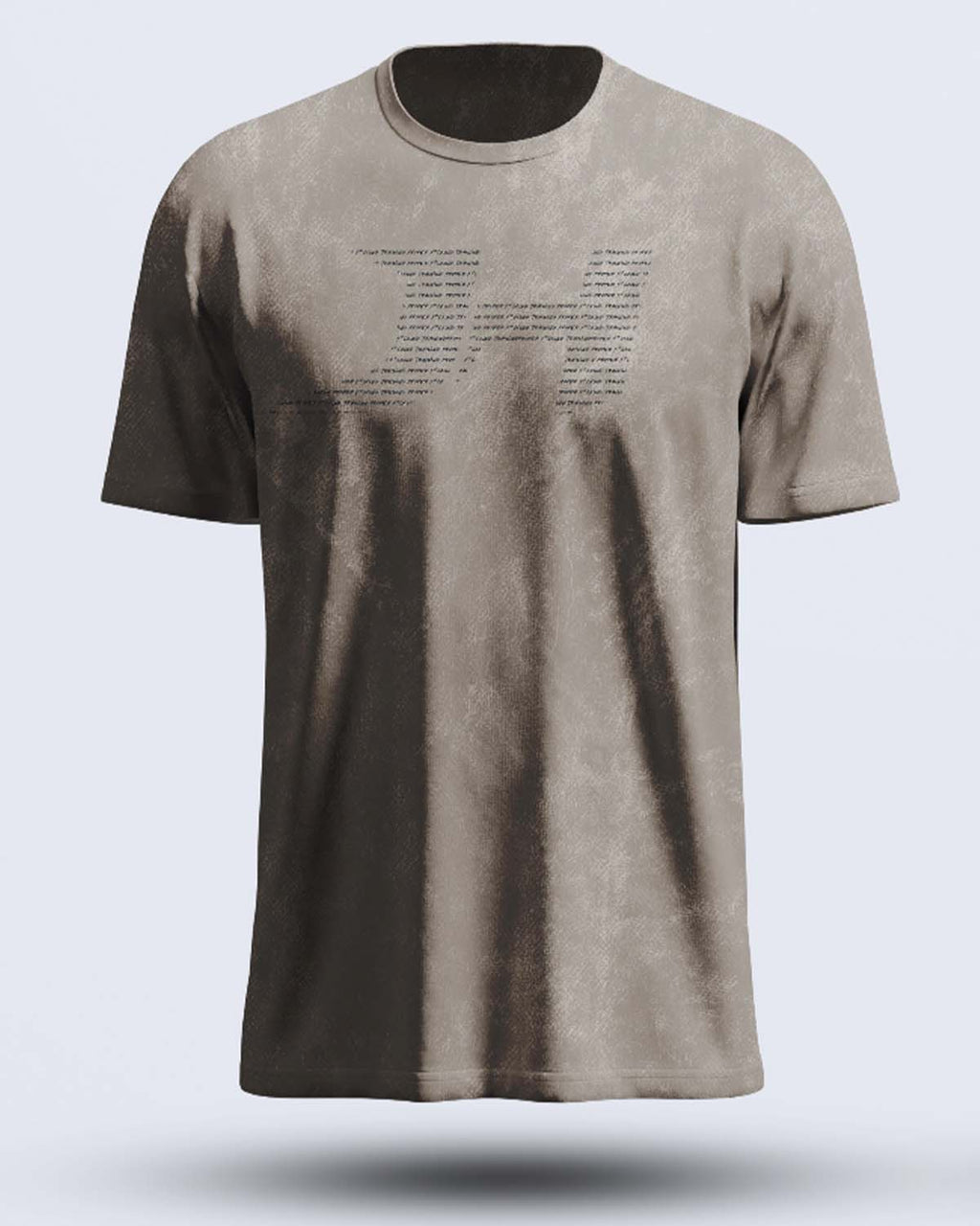 Acid wash oversized tee - Logo