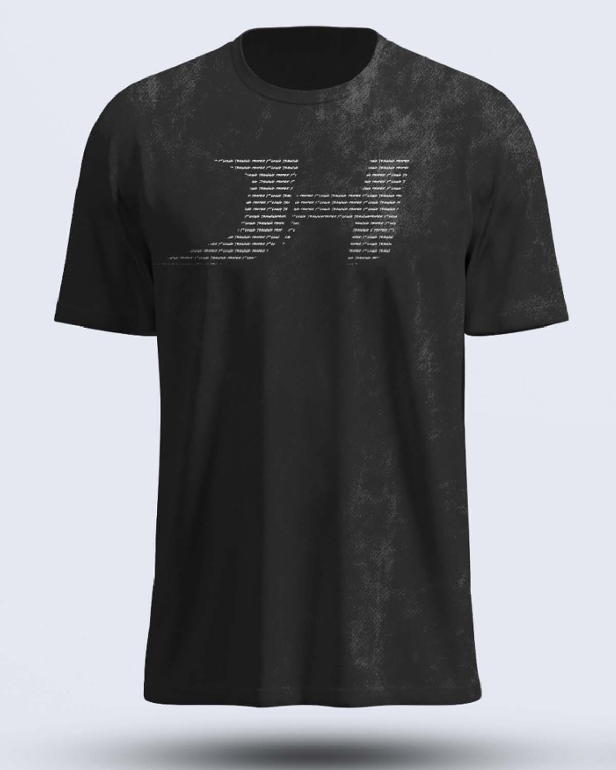 Acid wash oversized tee - Logo