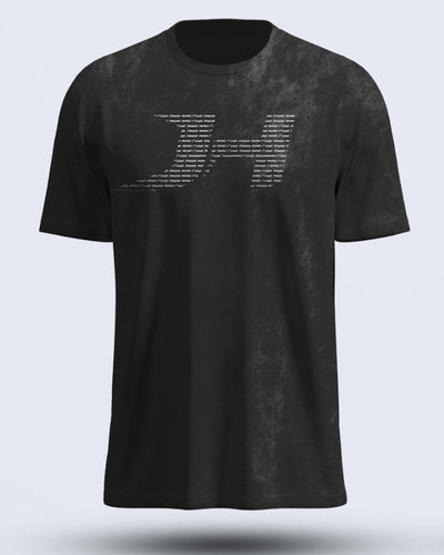 Acid wash oversized tee - Logo