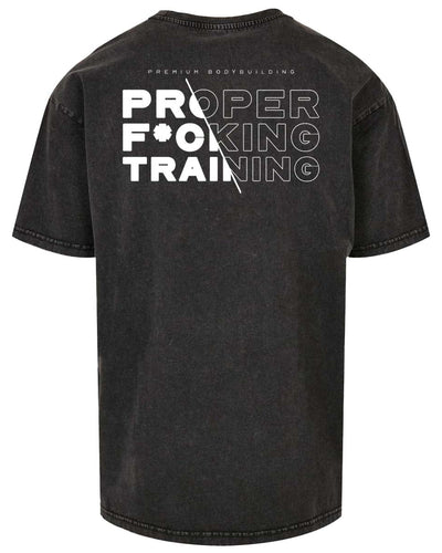 Acid wash oversized tee - PFT