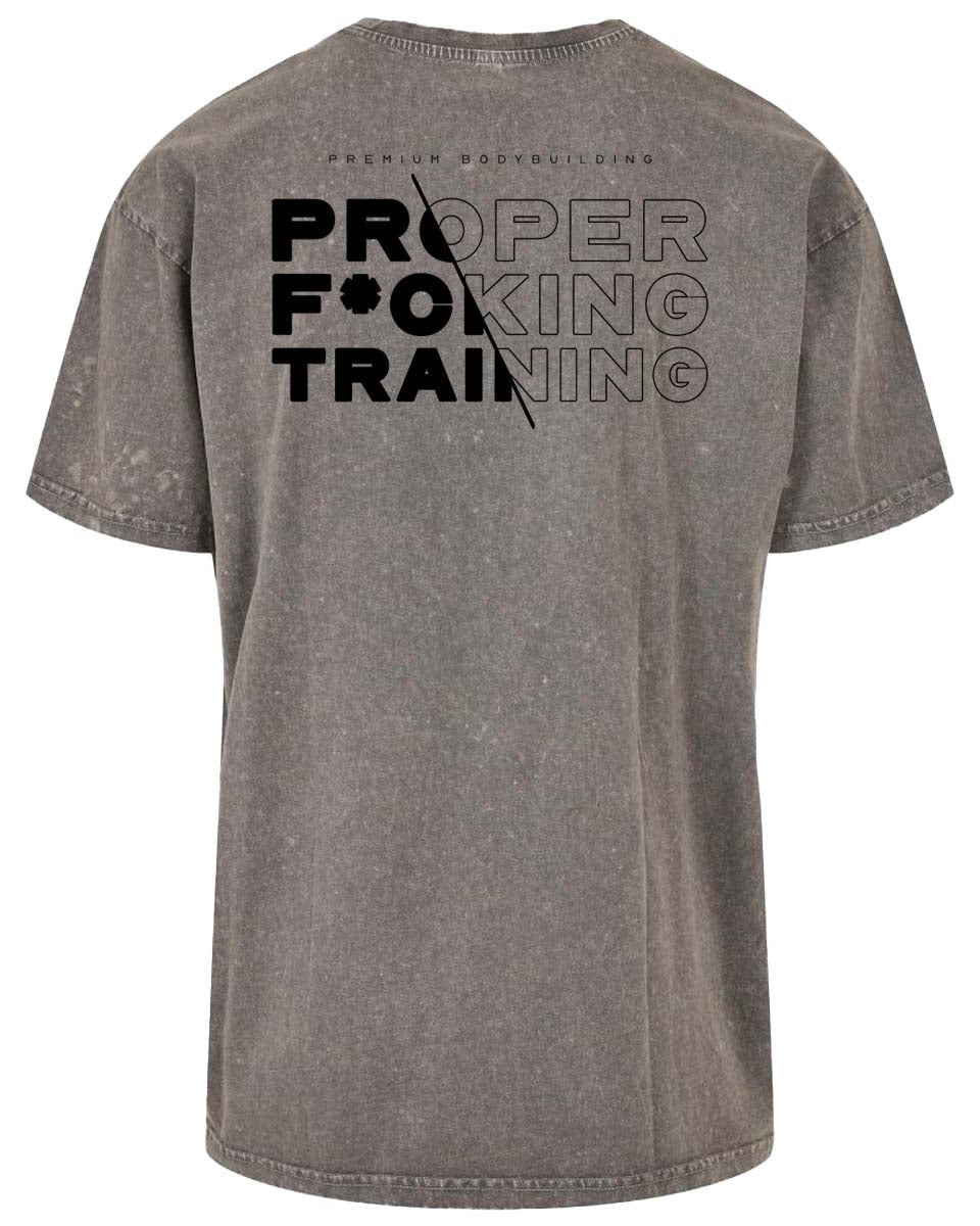 Acid wash oversized tee - PFT