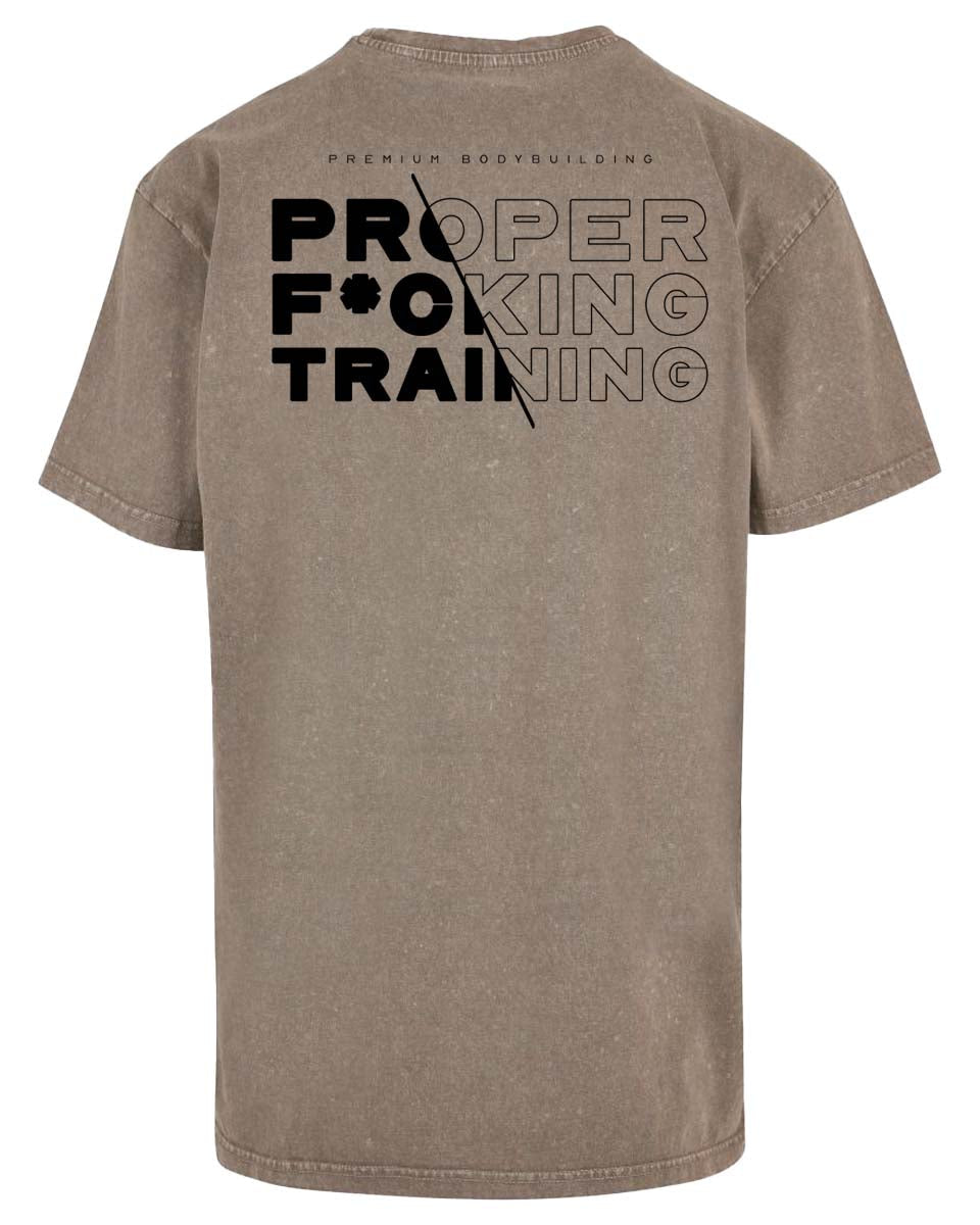 Acid wash oversized tee - PFT